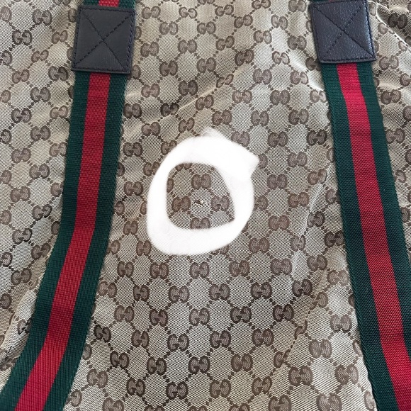 Gucci Cherry Line Canvas Tote Bag - Picture 14 of 17